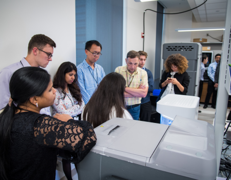 Workshop attendees learn about 3D printing hydrogels