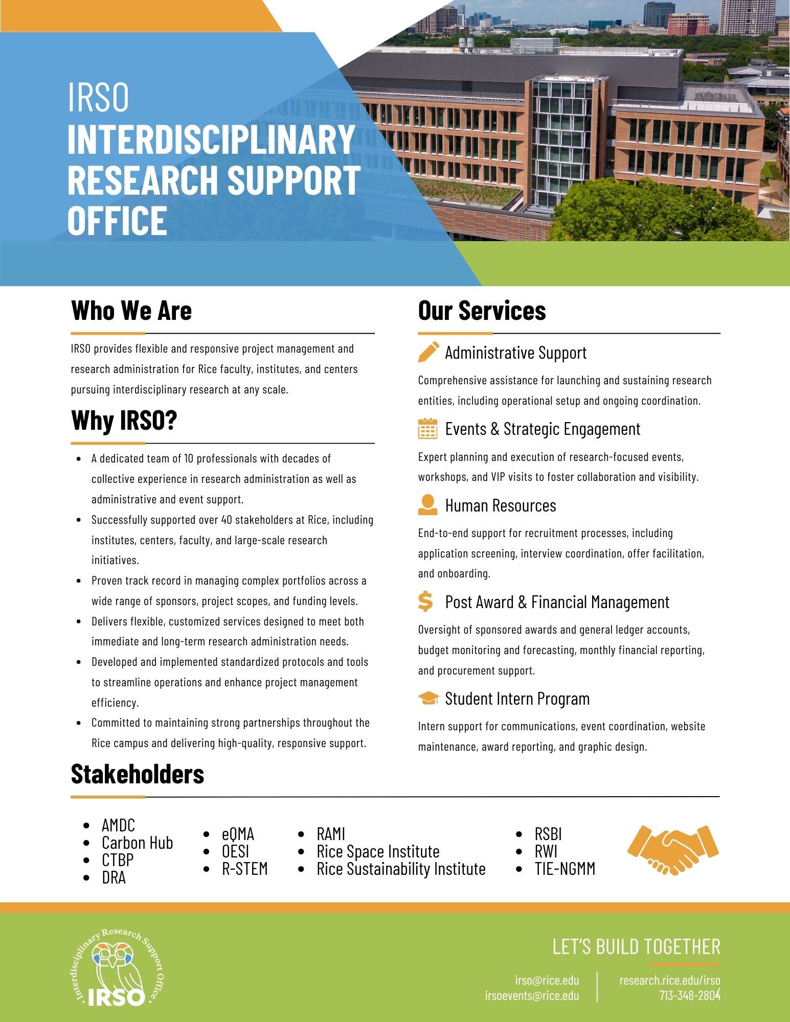 IRSO One Page