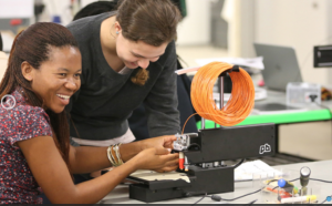 Students work on a project in the OEDK