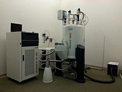 NMR: 600 MHz Bruker NMR Spectrometer