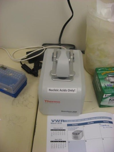 Nanodrop 2000 UV-vis Spectrophotometer