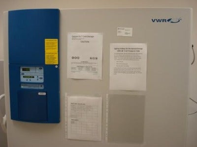 VWR -86C Freezer A