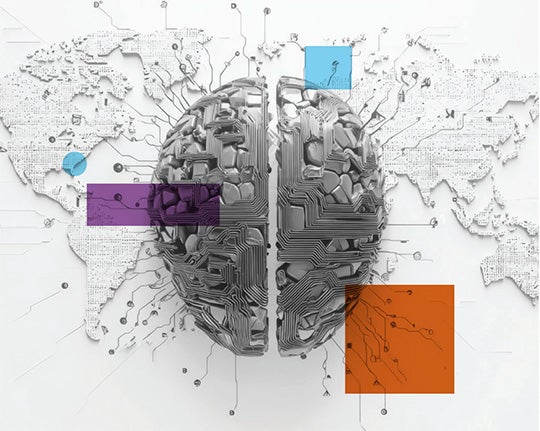 Abstract illustration of the brain