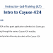 New training class: Instructor-Led-Training (ILT) Intro to Cayuse 424